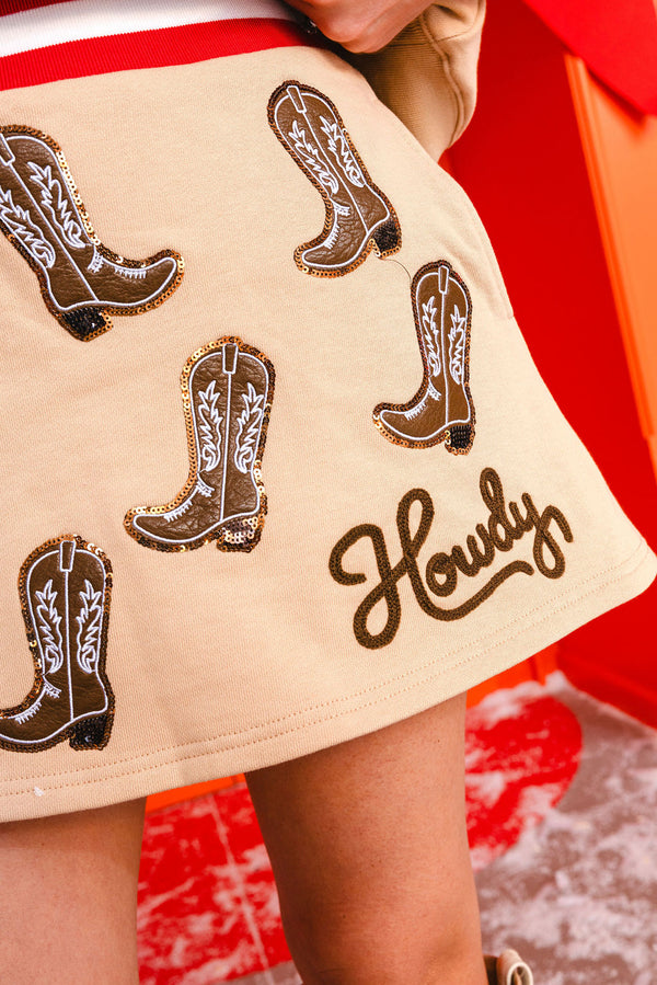 HTH x Brianna Cannon Howdy Santa Skirt/Skort