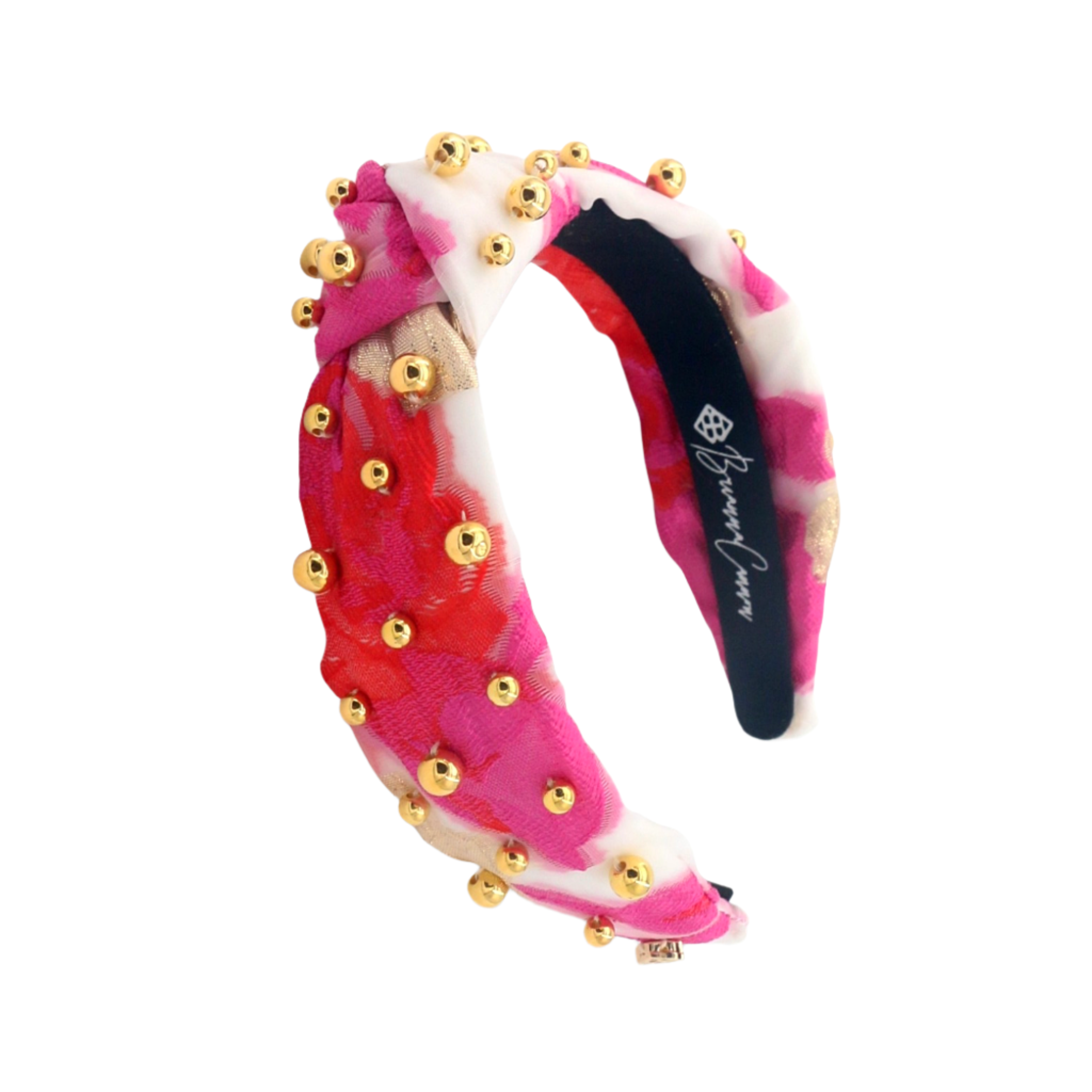 BRIANNA CANNON CHILD SIZE PINK LUAU HEADBAND WITH CRYSTALS 