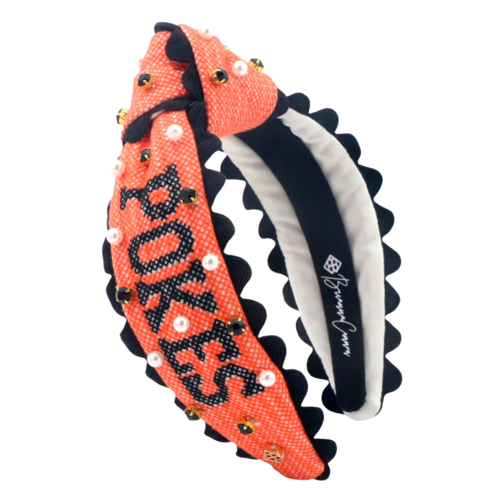 Oklahoma State Adult Size POKES Cross Stitch Headband 
