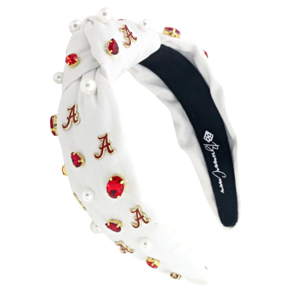 Brianna Cannon Alabama Crimson Tide Embroidered Headband Officially Licensed Brianna Cannon Alabama Crimson Tide Thin Embroidered Headband main image 3