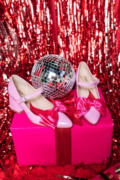 BC x Claudia Lisotta - Pink Patent Leather Mary Jane With Pink Bow