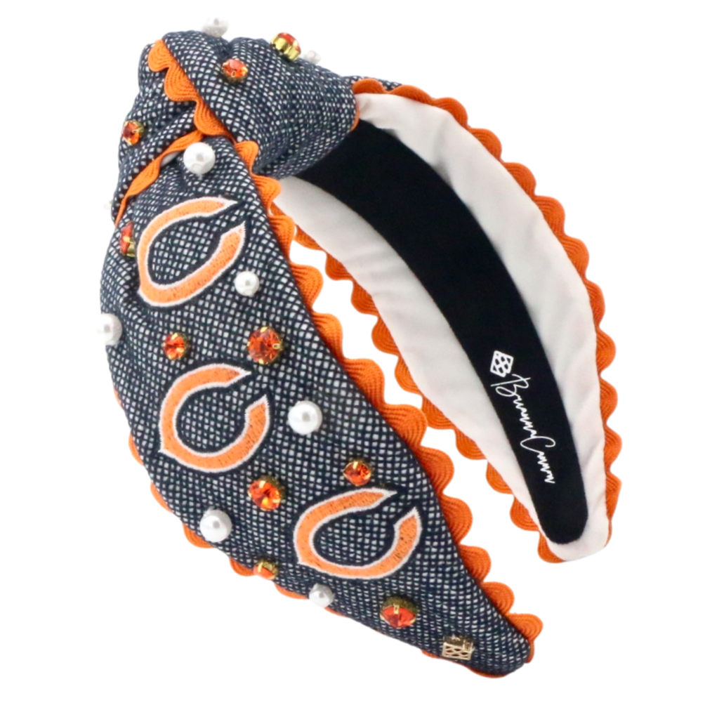 Chicago Bears Adult Cross Stitch Headband – Brianna Cannon