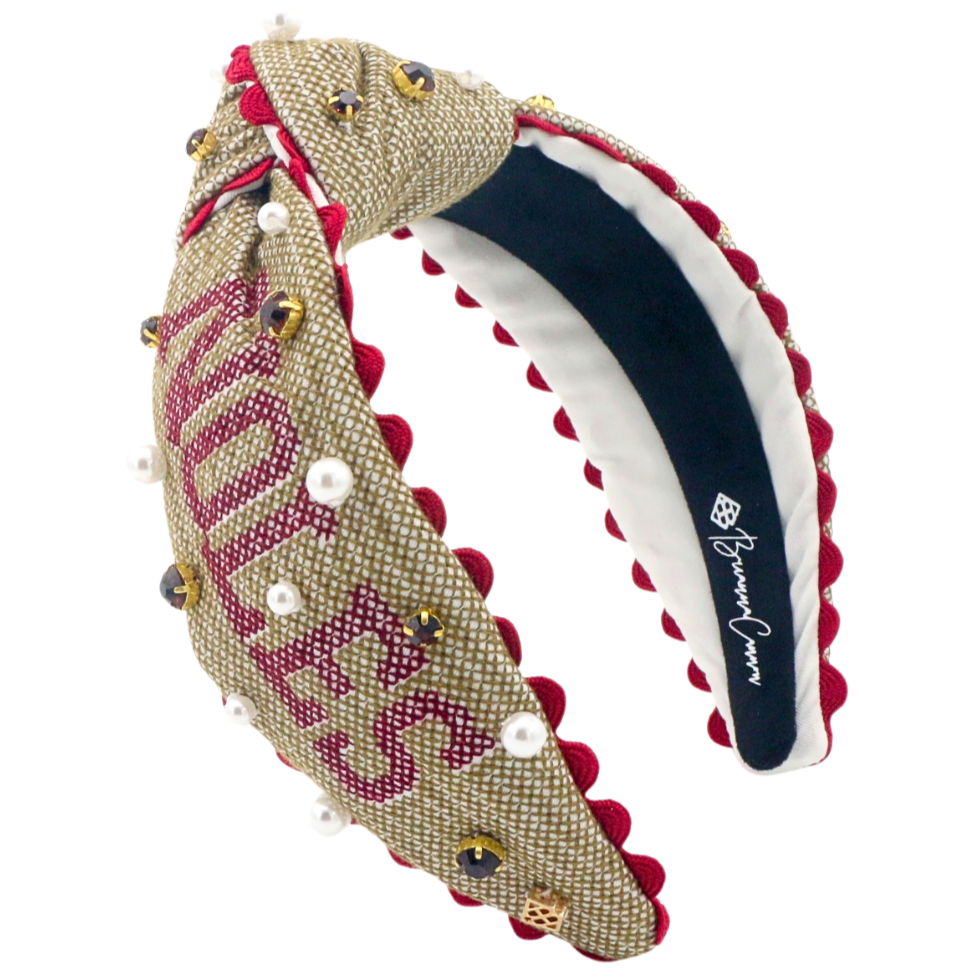 Florida State Adult Size NOLES Cross Stitch Headband  display picture 2