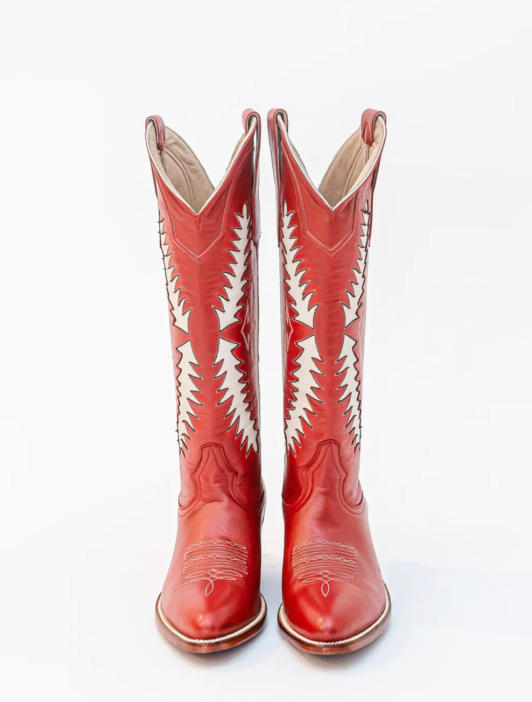 Petite Paloma Finnley Boot - Red/Bone