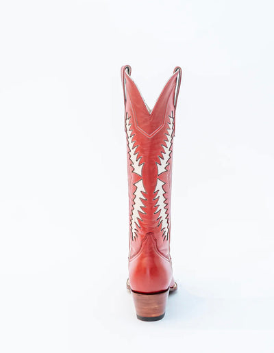 Petite Paloma Finnley Boot - Red/Bone