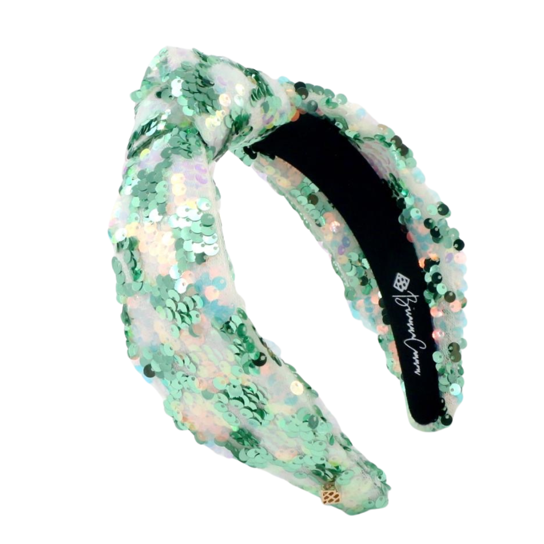 Brianna Cannon Mermaid Sequin Headband Adult & Child Little Mermaid Crown, Mermaid Girl Tiara, Mermaid Headband  main image 4