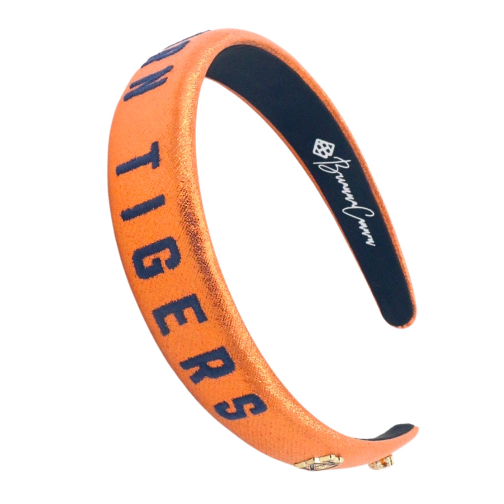 Brianna Cannon LSU Purple Thin Embroidered Headband
