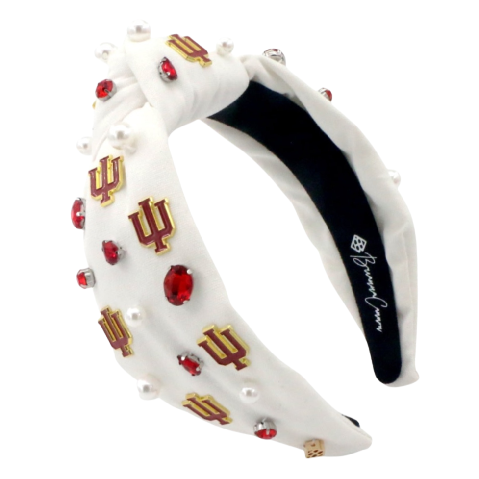 Indiana White Logo Headband – Brianna Cannon display picture 3