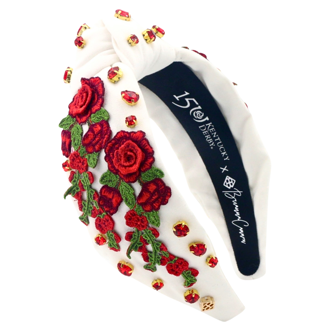 Limited Edition 150th Anniversary Kentucky Derby Roses Headband