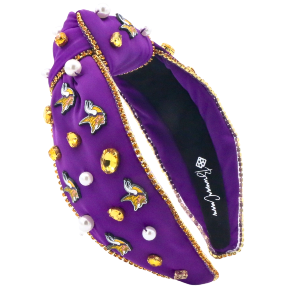 Minnesota Vikings Purple Logo Headband – Brianna Cannon display picture 1