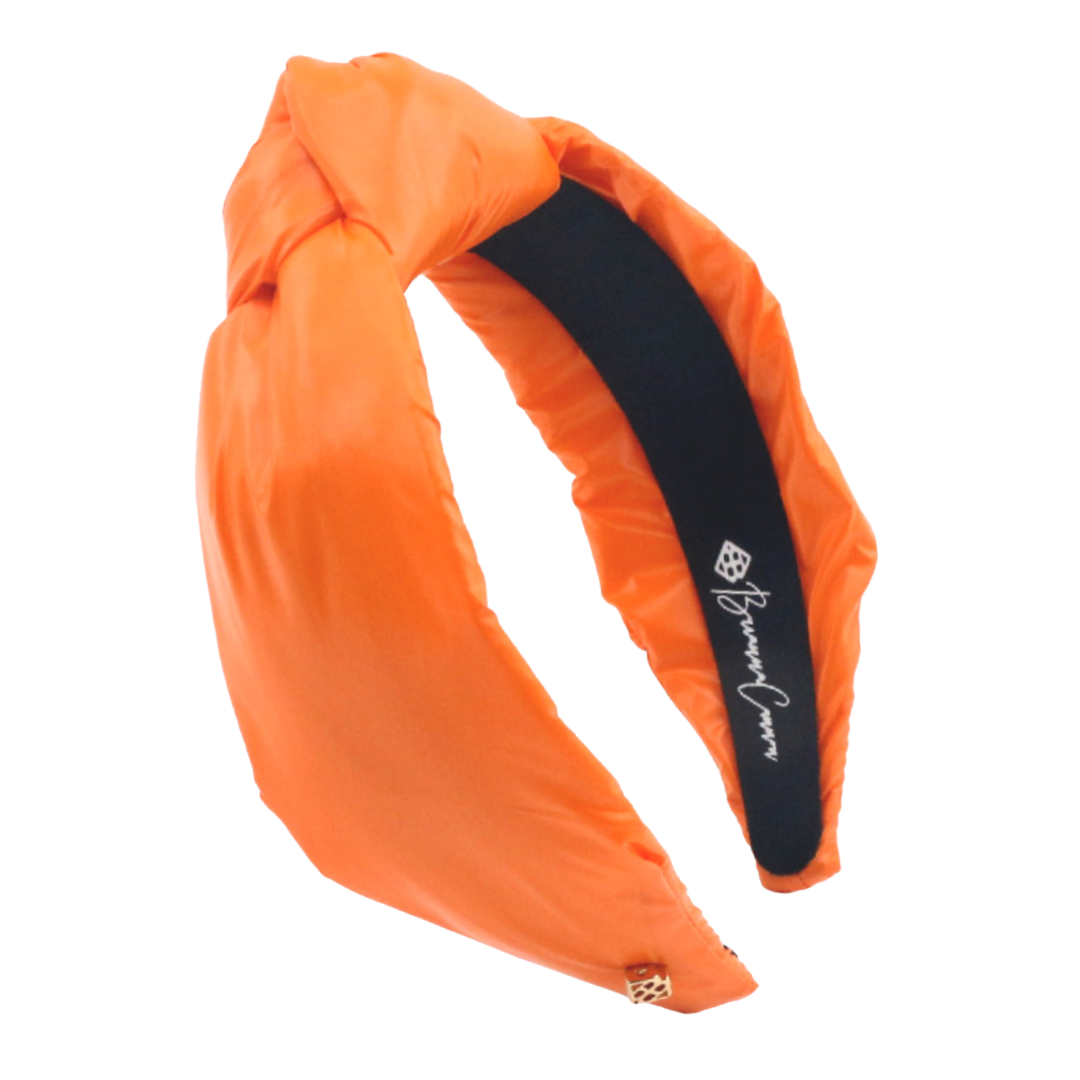 Embellished Yellow-Orange Gem Padded Headband by Brianna Cannon Brianna Cannon Orange Headband – The Ivory Road main image 4