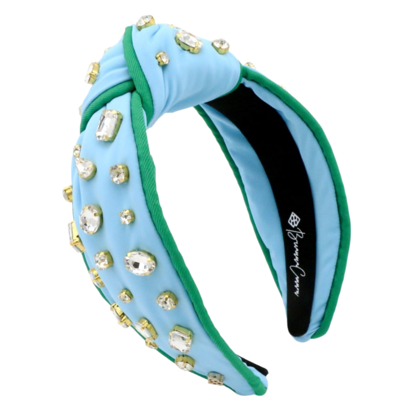 Brianna Cannon Elegant Pearl and Blue Gem Headband Brianna Cannon Iridescent Snowflake Headband – Pharm  main image 2