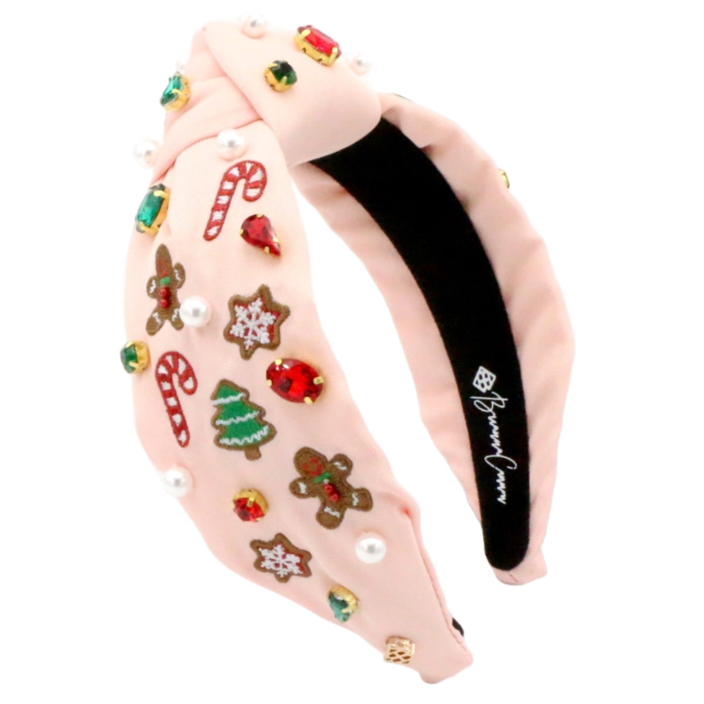 Brianna Canon gingerbread Christmas crystal headband new Czarina Headband -- Crystal – Jennifer Behr LLC main image 4