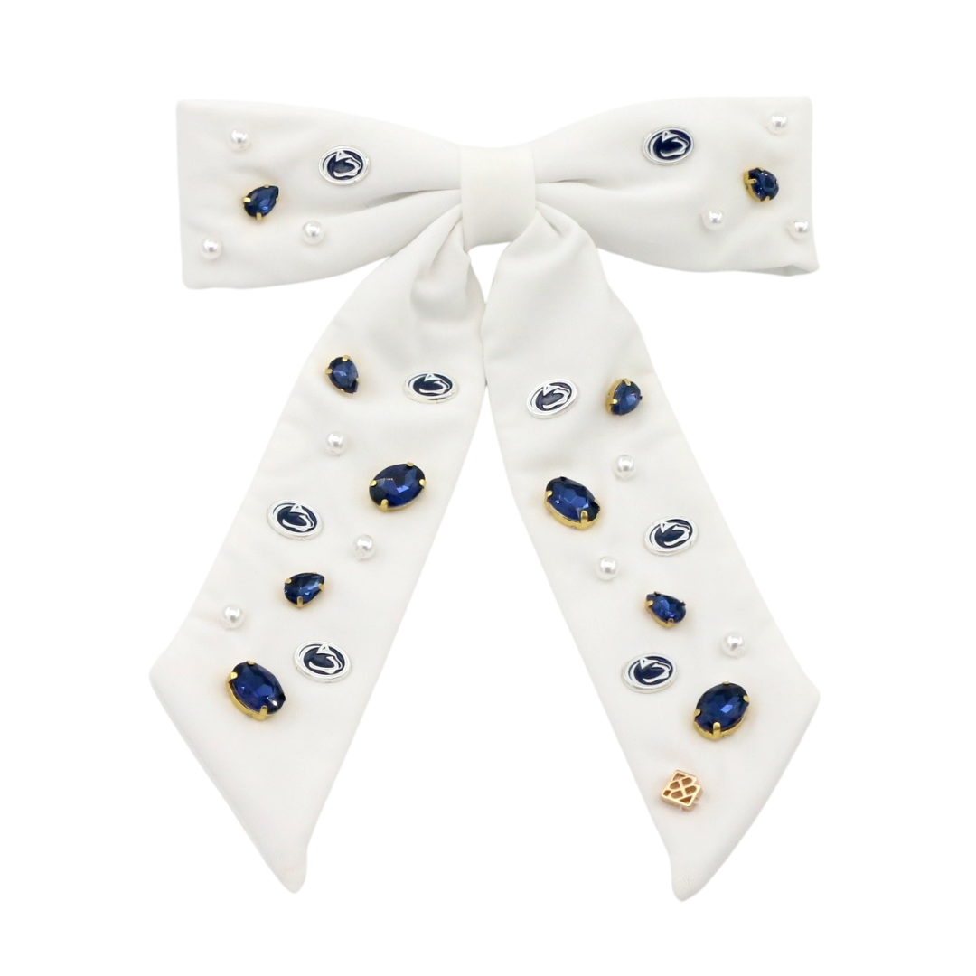 Brianna Cannon LSU Purple Bow Barrette main image 1