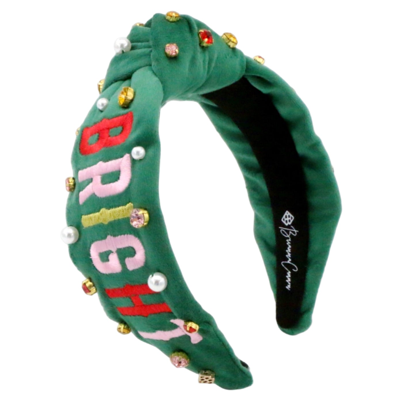 Merry and Bright Velvet Headband - Christmas Holiday 
