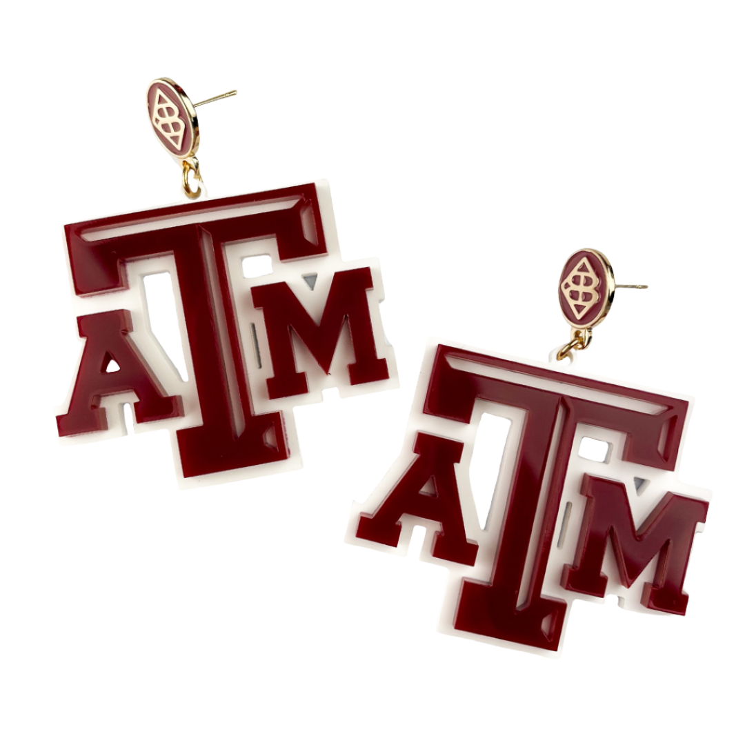 Texas A&M Gig'Em Thumbs-Up Earrings – Brianna Cannon