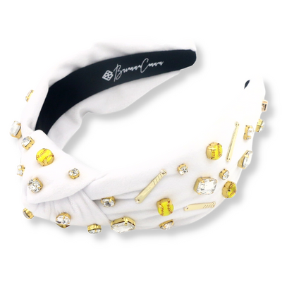 Fan Gear Softball Headband in White