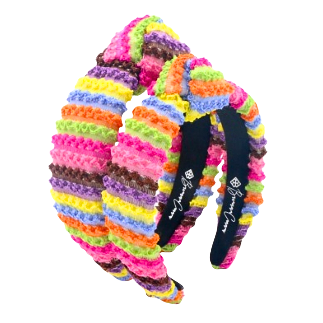 Child Size Fiesta Rainbow Ruffle Headband