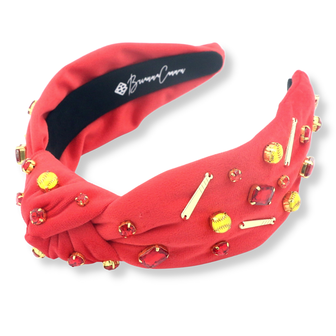 Fan Gear Softball Headband in Red