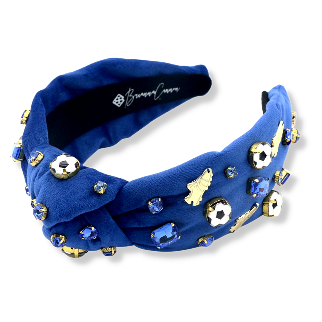 Fan Gear Soccer Headband in Blue