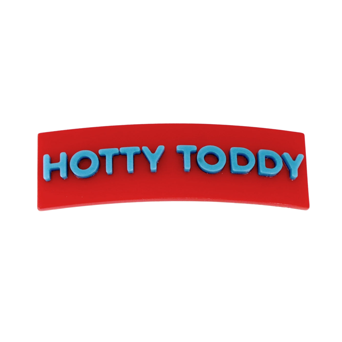 Ole Miss  Red HOTTY TODDY Rectangle Barrette Clip