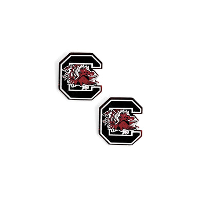 Garnet South Carolina Logo Studs