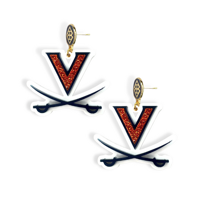 UVA Logo Earrings