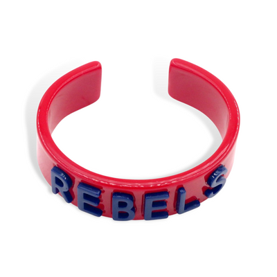 University of Mississippi Red REBELS Cuff