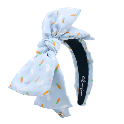 Adult Size Blue Easter Bunny Side Bow Headband