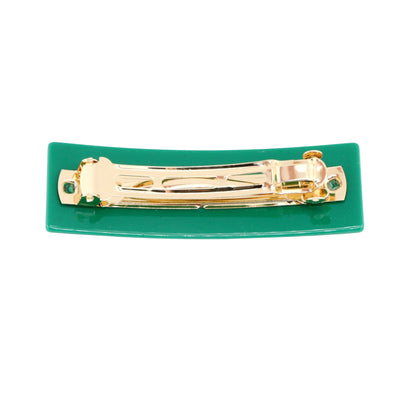 North Texas Green MEAN GREEN Rectangle Barrette Clip