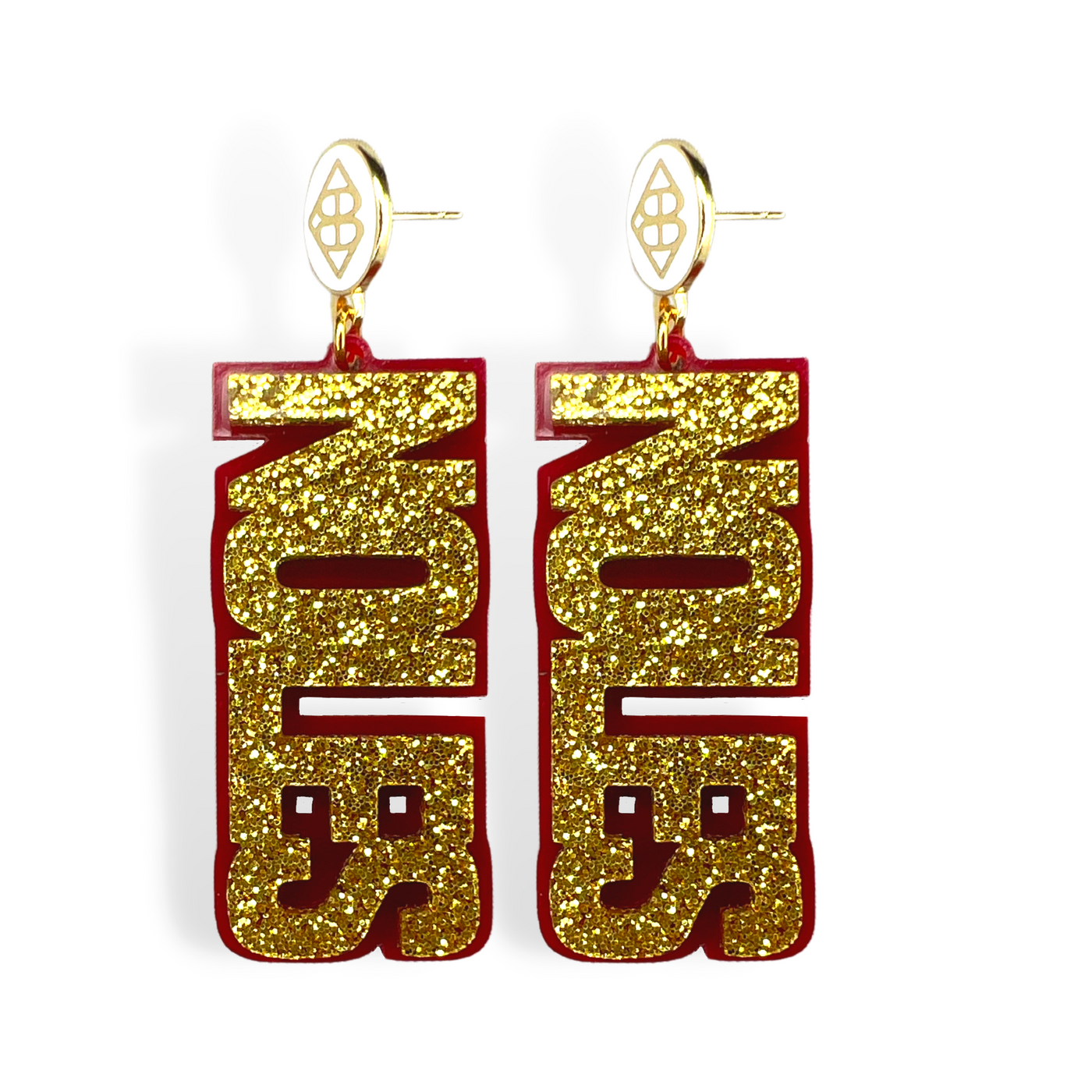 FSU Gold NOLES Earrings