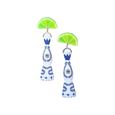 Top Shelf Tequila Earrings with Crystals