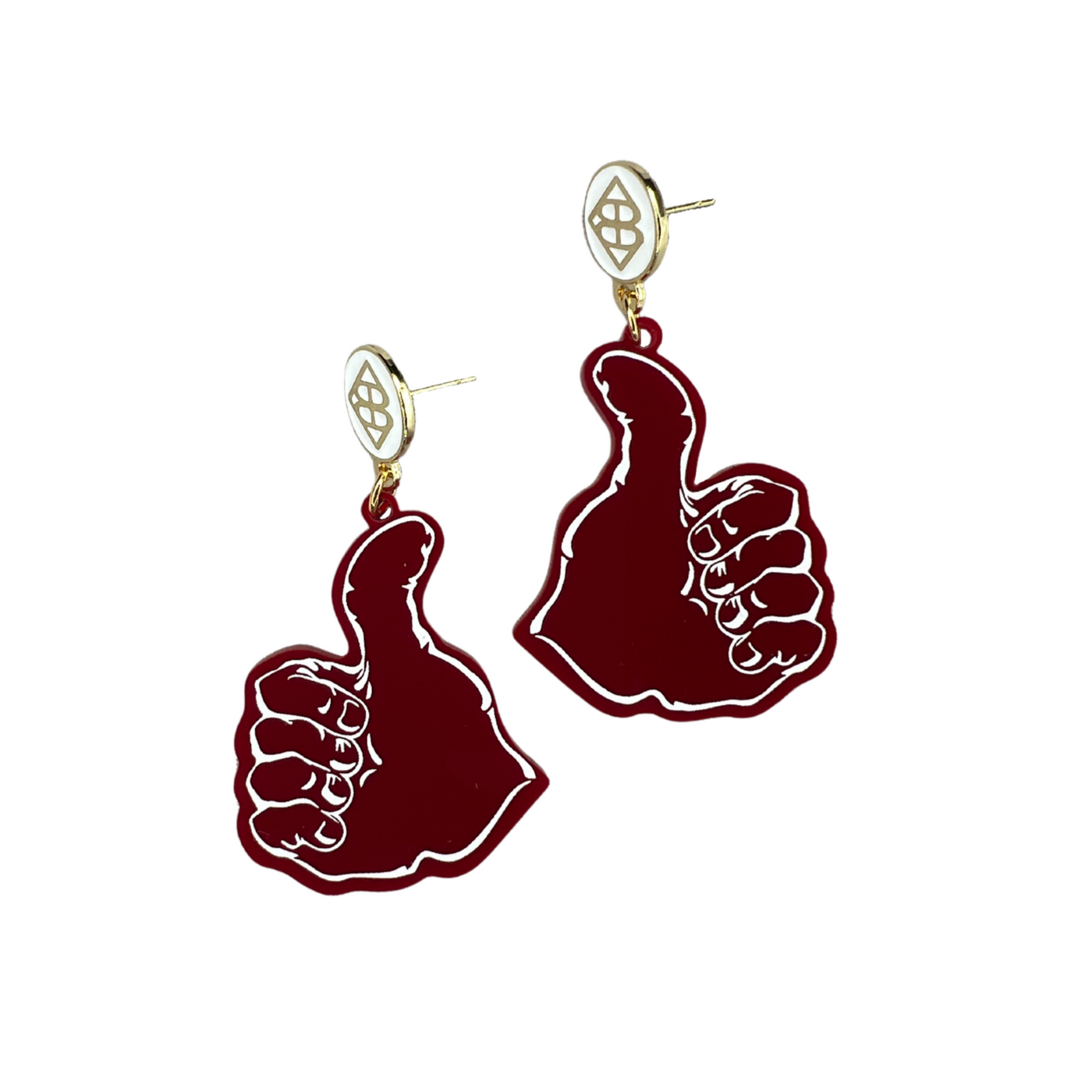 Texas A&M Gig'Em Thumbs-Up Earrings – Brianna Cannon