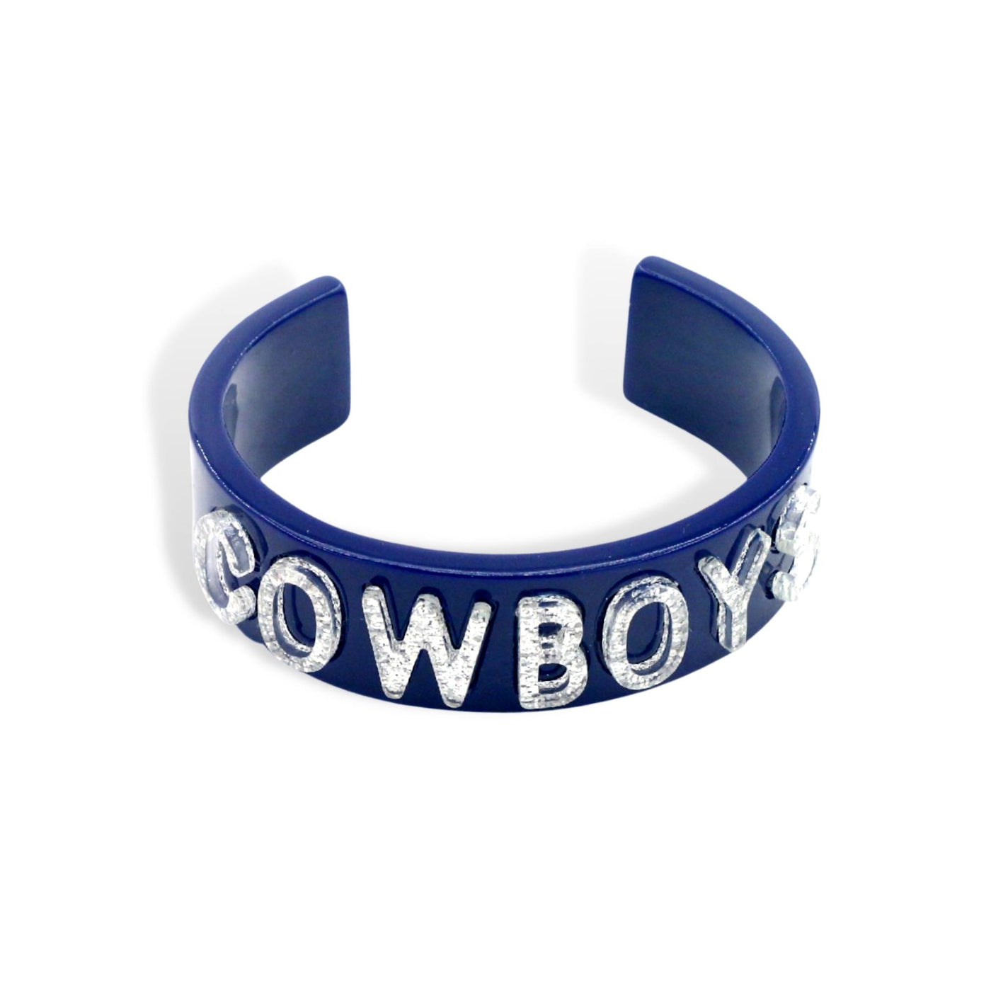Navy and Silver COWBOYS Cuff