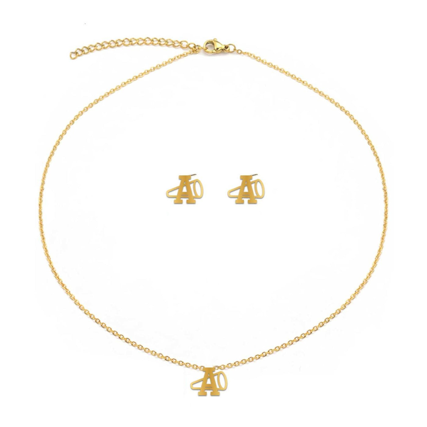 College Vault Alabama Stud & Necklace Set