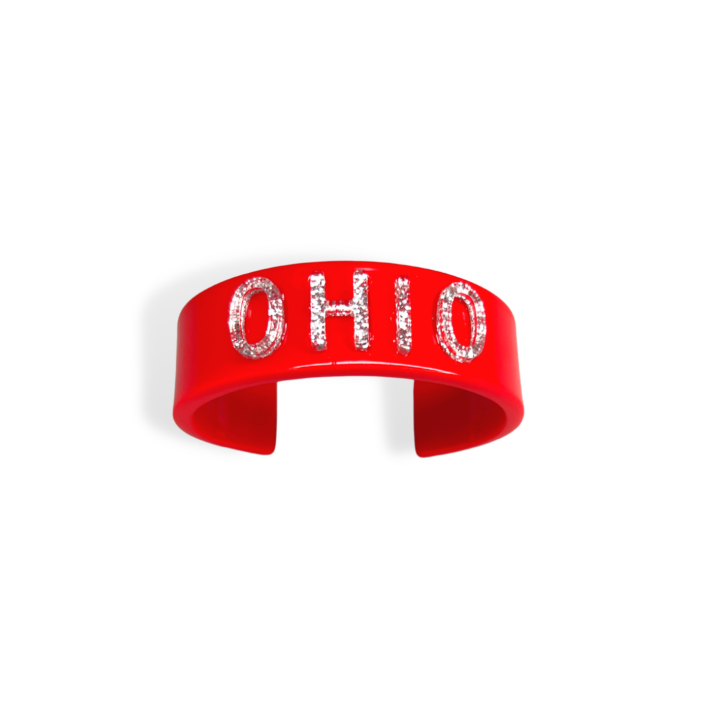 Scarlet Ohio State OHIO Cuff