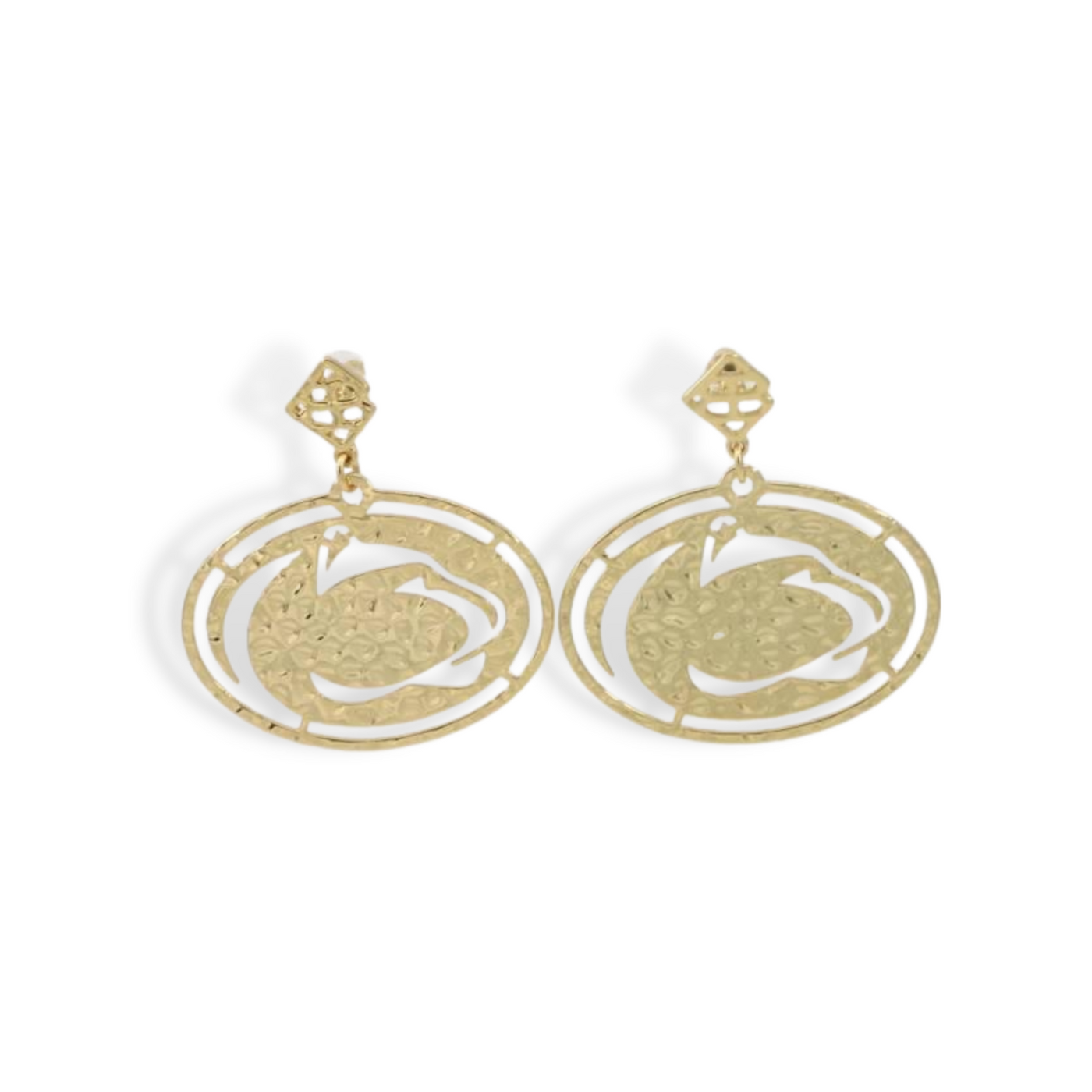PRE-ORDER Gold Penn State Logo Earring with BC Logo