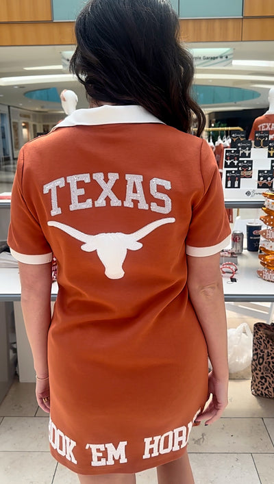 Texas BC Club Dress with Longhorn