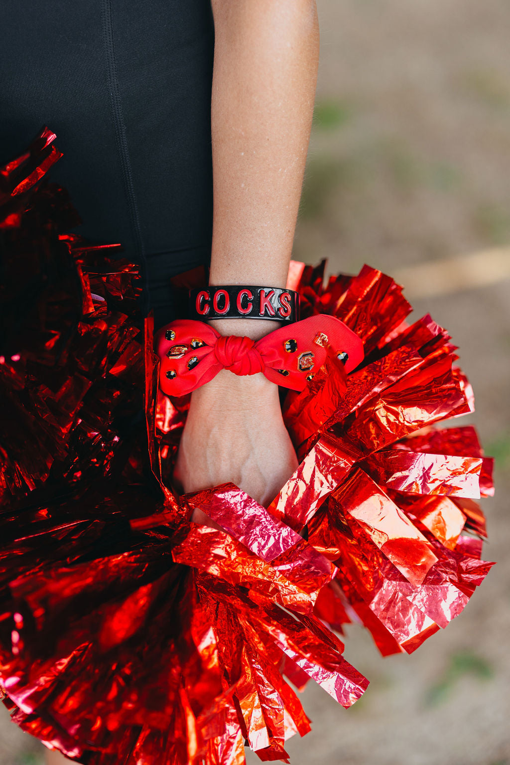 University of South Carolina Black Cuff with Garnet COCKS