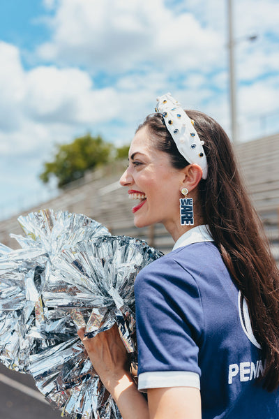 Penn State Navy WE ARE  Earrings