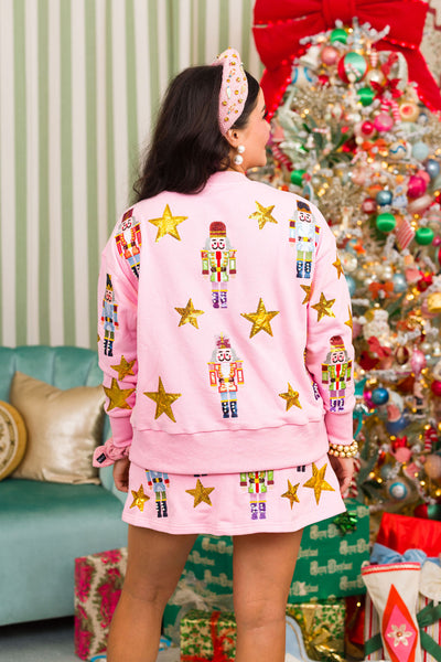 BC Pink Nutcracker Sweatshirt & Skirt Set PRE-ORDER (Est  Ship 11/1)