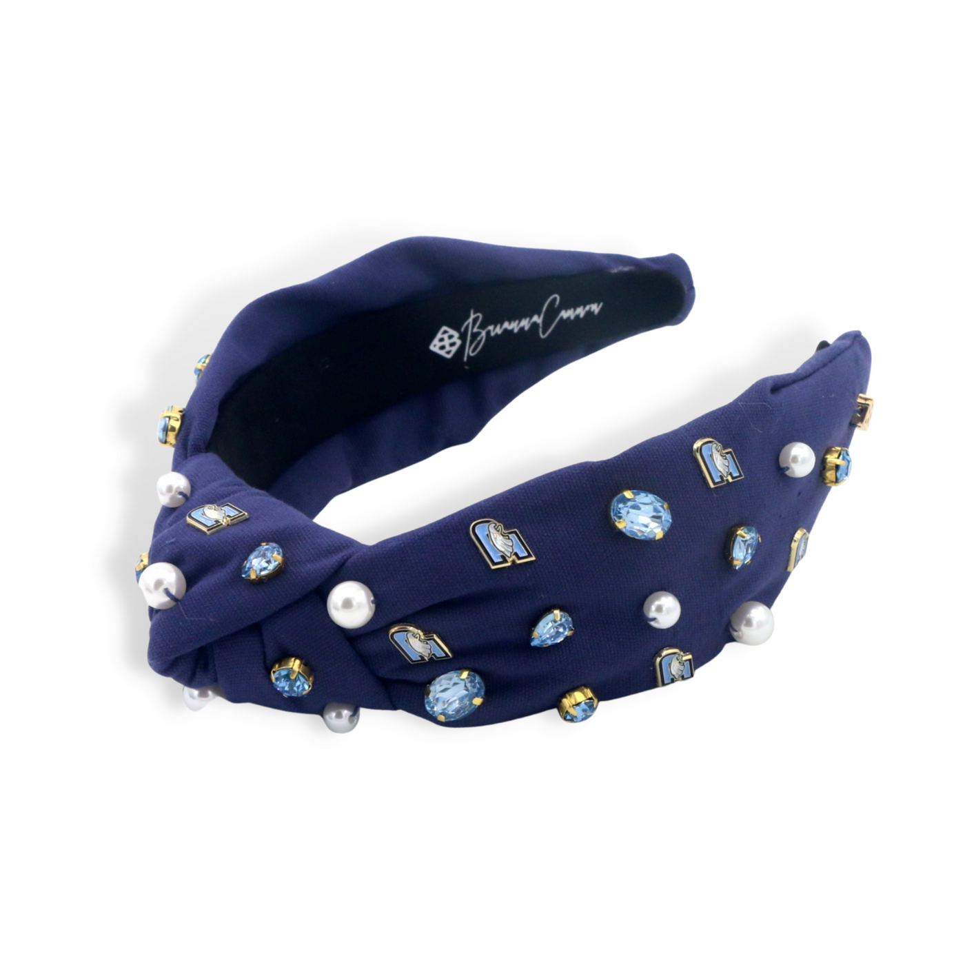 Adult Size Prince of Peace Logo Headband With Pearls and Crystals