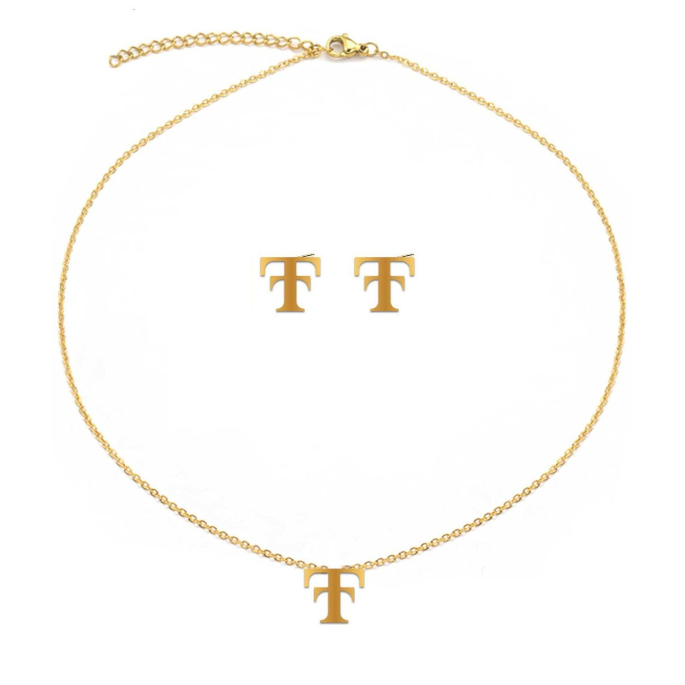 College Vault Texas Tech Stud & Necklace Set