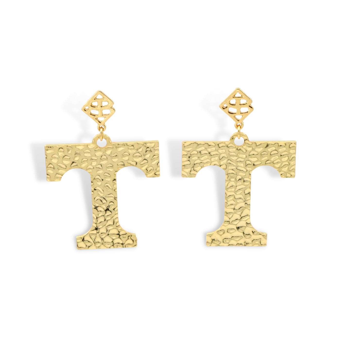 Gold University of Tennessee Logo Earring with BC Logo