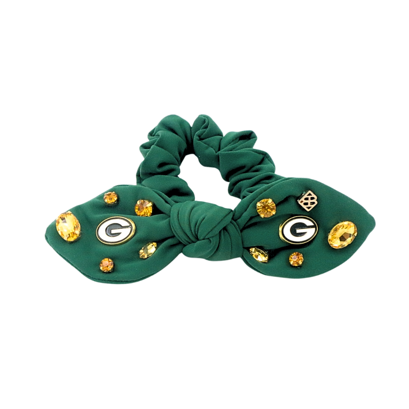 Green Bay Packers Green Logo Bow Scrunchie