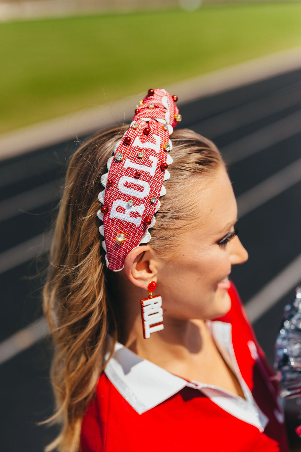 Alabama Adult Size ROLL TIDE Cross Stitch Headband