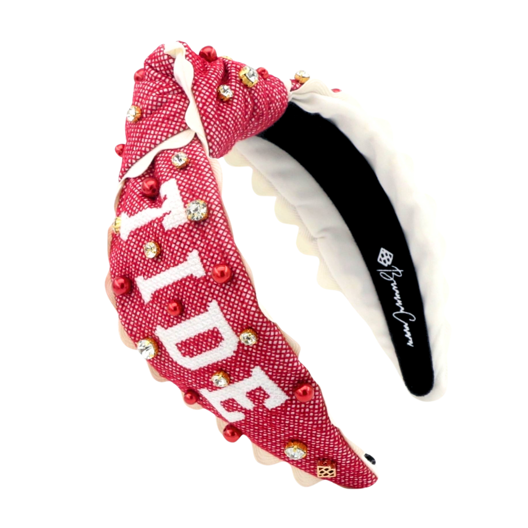 Alabama Adult Size ROLL TIDE Cross Stitch Headband