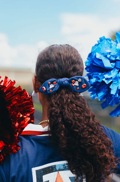 Arizona Blue Logo Bow Scrunchie