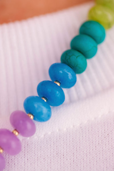 Rainbow Locket Necklace