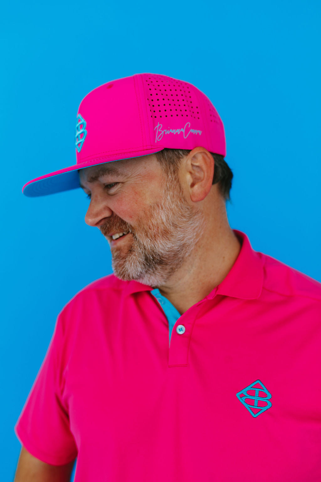 Hot Pink BC Snapback Hat